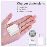 [Apple MFi Certified] iPhone Charger, 2Pack Lightning Cable Apple Charging Cords &Fast Quick USB Wall Charger Travel Block Plug Adapter for iPhone 14/13/12/11 Pro/11/X/XS MAX/XR/8/7/6s/6 Plus/AirPods