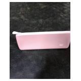 Mr. Pen- Silicone Pencil Case Pouch, Dusty Pink, Aesthetic Triangular Design, Multipurpose, Aesthetic Pencil Case Small, Silicone Makeup Bag