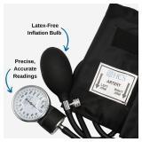 HCS Extra Large Blood Pressure Cuff, Manual - Adult BP Cuff - XL Manual Blood Pressure Cuff Arm Monitor - Aneroid Sphygmomanometer - Medical Grade, Home Use, Elderly Care - w/Carrying Case