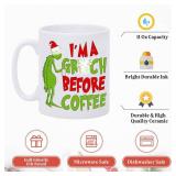 Arsemica Funny Christmas Coffee Mug, 11oz Holiday Drinking Cups, Christmas Movie Merch Gift, Holiday Party Cups for Hot Chocolate Cocoa Beverages, Xmas White Elephant Gifts for Women Men Coworkers