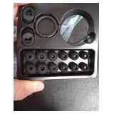 JUSTRVN Ear Plugs for Sleeping, 2 Pairs of Reusable Earplugs for Noise Reduction 25dB-30dB with 8 Ear Tips, Soft Hearing Protection Ear Plugs for Concert,Noise Sensitivity, Study & Work, Black MISSING