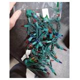 Warm Multi Color Christmas Tree Lights - 9 ft String of 50 Incandescent Mini Bulbs Multifunctional Lighting Modes, for Decorative, Bedroom, Outdoor, Xmas Twinkle Lights with Green Wire Total 10.4 ft