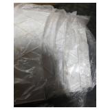 Lanpn Metal Christmas Tree Collar 28 inch, Christmas Tree Ring Collar for Medium Xmas Stand Cover Real Artificial Trees Indoor Outdoor Decoration (White, Diamond)