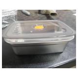 clamder 10 Pack Stainless Steel Food Storage Containers with Airtight Leak-Proof Lids, 34oz Reusable Meal Prep Lunch Boxes, Freezer & Dishwasher Safe Metal Containers for Leftovers & Snacks