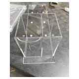 Acrylic Cup and Lid Holder with Straw Organizer, Adjustable Coffee Cup Holder Organizer, 5 Compartment Cup Dispenser for Disposable Paper & Plastic Cups, for Station Home Countertop(Patent in Effect)