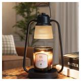 Candle Warmer Lamp with Timer Dimmer - Electric Modern Wax Melt Warmer Black Scented Jar Candles Light Birthday Gifts for Women Mom House Warming New Home Room Decor NO LIGHT BULB