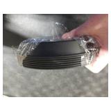 Bleuhome 6 Pack 6 inch Plant Saucer Tray, 4 6 8 10 12 15 17 19 inch Plant Saucers, Heavy Duty Plastic Plant Saucers for Indoors, Bird Bath Bowls, Flower Plant Water Trays for pots Planter (6, Black)