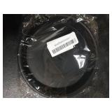 Bleuhome 6 Pack 6 inch Plant Saucer Tray, 4 6 8 10 12 15 17 19 inch Plant Saucers, Heavy Duty Plastic Plant Saucers for Indoors, Bird Bath Bowls, Flower Plant Water Trays for pots Planter (6, Black)