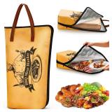 UPOFFICIS BBQ Blanket for Resting Meat, 21 Reusable Insulated BBQ Meat Resting Blanket Bag for Large Beef Brisket/Turkey/Steaks Smoker Grilling Accessories Gift for Men Dad Christmas