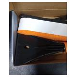 EcoNour 27 Aluminum Ice Scrapers for Car Windshield | Car Snow Scraper Window and Snow Brush with Ergonomic Foam Grip Winter Accessories (Orange)