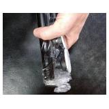 Ausemku Shower Curtain Rod Tension - 26-76 Inch Never Rust Non-Slip Spring Tension Curtain Rod No Drilling Stainless Steel Curtain Rod Use Bathroom Kitchen Black