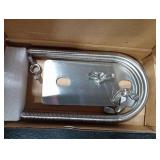 Rotisserie Fork U-Bolt 304 Stainless Steel 2pcs for Rotisserie Grill, 5.5 Inches Long Meat Trussing Accessories, 2.7 Inch Wide Spit Rod Capacity Rotisserie Parts for Whole BBQ Pig, Hog