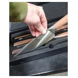 YOTSUBA Kitchen Knife Set, 7PCS Kitchen Knives Set High Carbon Stainless Steel Sharp Knife, Knives Set for Kitchen with Ergonomic Handle