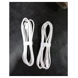 USB C to USB C Cable (2-Pack, 6.6ft) for MacBook Air/Pro Charger, iPad Pro 12.9/11 inch, iPad Air 5/4, Mini 6, iPhone 17/16/15, Pixel, Galaxy S25/S24, Switch 2, Type C Fast Charging Cord