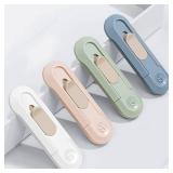 4pcs Utility Knife Box Cutters, Retractable Letter Opener, Sharp Cartons Cardboard Cutter Razor Knife for Christmas, Smooth Mechanism Perfect for Office and Home Use