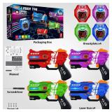 Laser Tag Guns Set of 4 Laser Tag Guns with Digital LED Score Display Vests,Gifts for Teens and Adults Boys & Girls,Adults and Family Fun,Gift for Kids Ages 8 9 10 11 12+Year Old Boy