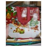 MGparty 24 Pack Large Christmas Gift Bags Reusable Non-Woven Tote Bags for Gifts Xmas New Year Holiday Shopping, 12.6 x 9.8 x 6.7