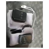 Foot Massager with Triple Method Heat - 3-Level Heat & Vibration Adjustable Ankle Massager for Foot Relief, Electric Wireless Smart Feet Massager with Touch Screen, Compact & Portable for All Ages