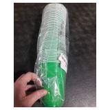 Green Plastic Party Cups - 50 Count Pack