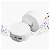 XLW Voice Recorder,16Min Voice Recording Button for Stuffed Animals, Bear,Crafts Pillow.16MB Record Custom Messages for Xmas Halloween New Year Birthday Creative DIY Present (2P White)