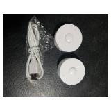 XLW Voice Recorder,16Min Voice Recording Button for Stuffed Animals, Bear,Crafts Pillow.16MB Record Custom Messages for Xmas Halloween New Year Birthday Creative DIY Present (2P White)