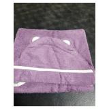 Warm Cuddles Premium Baby Bath Towel - Rayon Made from Bamboo Hooded Baby Towels - Newborn Baby Towel with Hood - Large Hooded Towel for Newborn Infant Boy Girl (Purple)