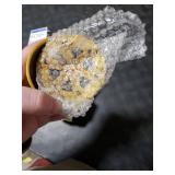 SECHUDO Small Cast Iron Incense Burner Holder, Home Decor, Bowl Design with Lid, Golden Incense for Sticks, Resin, Cone Incense or Wax Melts, Cense with Stand Base for Yoga, Spa, Room, Office