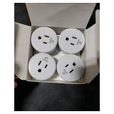 EIGHTREE Smart Plug, WiFi Outlet Works with Alexa & Google Home, Smart Home Socket with Remote Control & Timer Function, 2.4GHz WiFi Only, 4 Packs