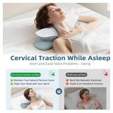 DIIKEN Cervical Neck Pillows,Orthopedic Roll Pillow for Neck Pain Relief,Sleeping Decompression Devices Support and Shoulder Relaxer,High-Density Memory Foam,Neck Bolster Butterfly(Adult Size)