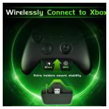 Gvyugke Wireless Gaming Headset for Xbox Series X/S, Xbox One, PS5, PC, Mac, Bluetooth 6.0 Gaming Headphones with Flip-to-Mute Noise-Canceling Mic, Foldable, 3D Surround Sound, 45H Battery - Black