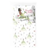 Jay Franco Kids Sheet Cartoon Set with Fitted, Flat Sheets & Pillow Cover - Ultra-Soft Bedding with Pillowcase for Room Decor, White - Tiana, 3 Piece Twin
