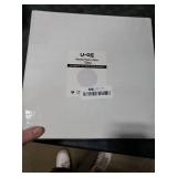 U-QE 60PCS Clear Plastic Plates - Fancy Beaded Plates Disposable Heavy Duty - Premium Hard Plastic Plate for Party, Wedding & Birthday Including 30 Dinner 10 & 30 Dessert Plate 7