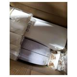 WELLIFE 50 Guests Dinnerware Sets, Gold Plastic Plates Platos Para Fiestas Elegantes Desechables Include:50 Dinner Plates, 50 Dessert Plate, 150 Pcs Gold Plastic Silverware, 50 Cups for Party