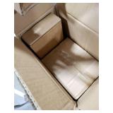 CAROTE 14 Pieces Knife Set with Block, Forged, High Carbon Stainless Steel Sharp Blade Block Knife Set, Dishwasher Safe Cutlery, Cream