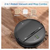 ZC WAS Robot Vacuum and Mop Combo, 2-in-1 Robot Vacuum Cleaner