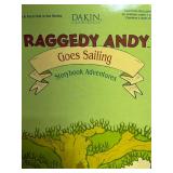 Raggedy Andy Goes Sailing Doll, New in Box w/ Certificate of Authenticity