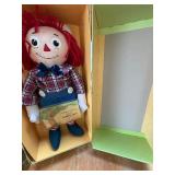 Raggedy Andy & The Wishing Stick Doll w/ Box and Certificate of Authenticity