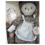 Raggedy Ann Doll & Book Set, 1918 Replica, Limited Edition w/ Certificate of Authenticity in Box