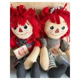Raggedy Ann and Andy "Rags" w/ Tags, 1998