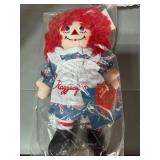 Raggedy Ann Doll in Package and Plush Bear w/ Mini Doll w/ Tag