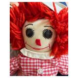 Raggedy Ann and Andy Dolls, One is Two-Sided (one is missing an eye)