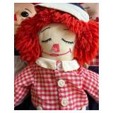 Raggedy Ann and Andy Dolls, One is Two-Sided (one is missing an eye)