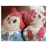 Raggedy Ann and Andy Pillow Dolls, Pillow Sham and Photo Album