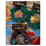 Misc Holiday Wrap, Garland, Bags, Boxes AND MORE!! PLEASE SEE PICTURES!!!!