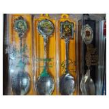 LARGE Collection of Collector Spoons - Elvis, Precious Moments, Disney, Kansas, Australia and MORE!!
