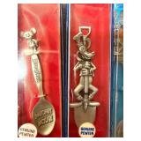 LARGE Collection of Collector Spoons - Elvis, Precious Moments, Disney, Kansas, Australia and MORE!!