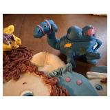 Raggedy Ann and Andy Resin Miniature Tea Set