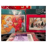Christmas Cards, Wrap, Boxes and Decor (most are new/sealed)