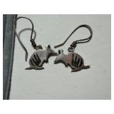 Sterling Earrings - Hoops and Kangaroos