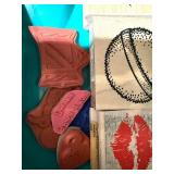 Rose Art Case Filled w/ Rubber Stamps